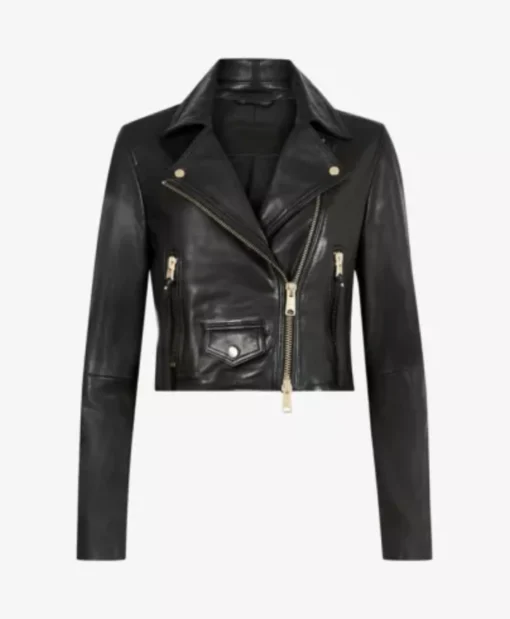 High Potential S02 Daphne Crop Biker jacket