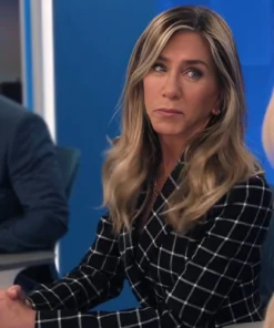 The Morning Show Jennifer Aniston Checked Blazer