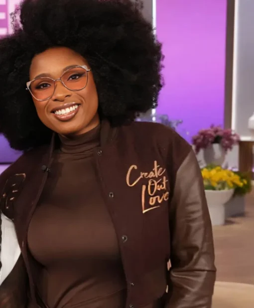 The Jennifer Hudson Show S04 Jennifer Hudson Brown Jacket