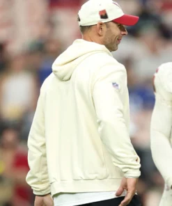 Jonathan Gannon Arizona Cardinals Natural 2025 Rivalries Collection Standard Sideline Dri-FIT Hoodie