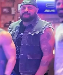 Peacemaker 2025 Josh Diogo Denim Vest