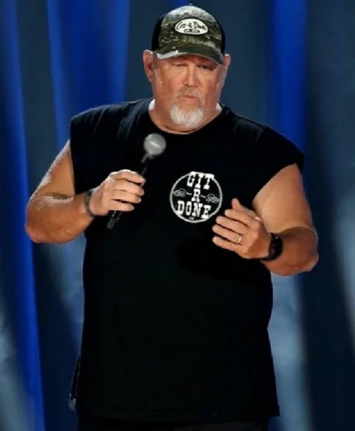 Larry the Cable Guy It’s a Gift Sleeveless Black Top