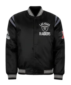 Shop Now American Football Team Las Vegas Raiders Black Tailback Cotton Varsity Jacket