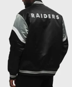 Las Vegas Raiders Black Varsity Heavyweight Jacket