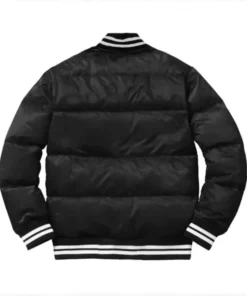 Las Vegas Raiders Black Bubble Varsity Jacket