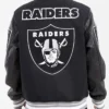 Las Vegas Raiders Mash Up Varsity Black Jacket