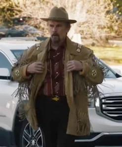 The Lowdown 2025 Ethan Hawke Fringe Jacket