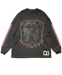 Shop MGK x Cleveland Browns Long BLack Sleeves T-Shirt