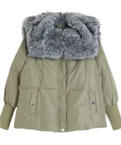 Buy Erin TV-Series Brassic S07 Michelle Keegan Fur Collar Padded Jacket