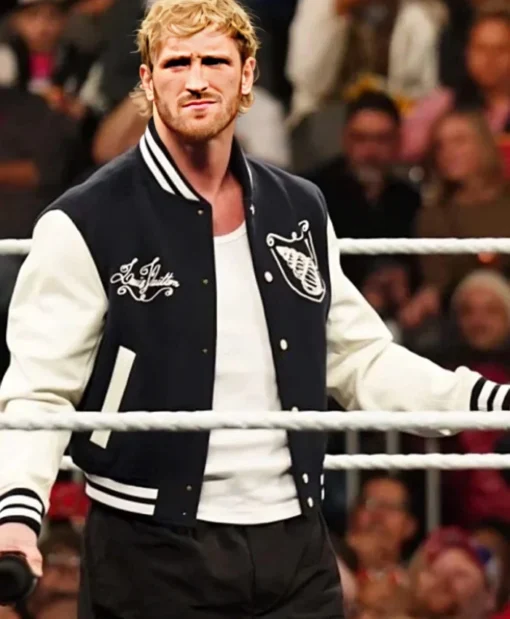 WWE RAW Logan Paul Varsity Jacket