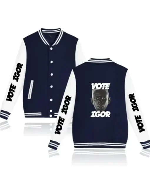 Multicolor Tyler The Creator Jacket Varsity