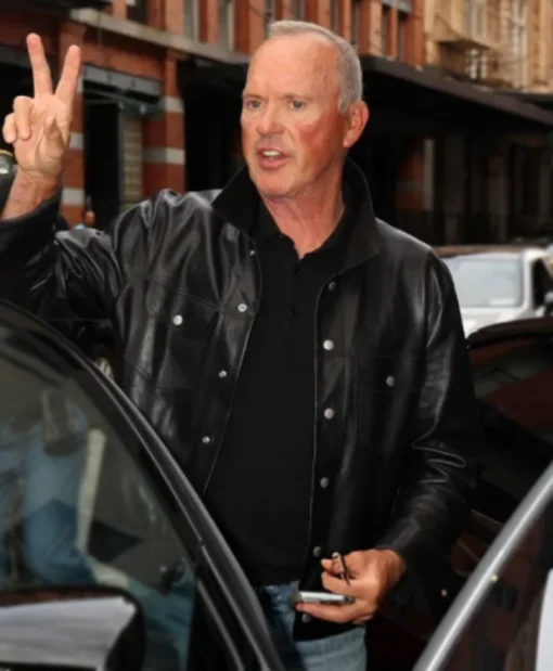 Buy Michael Keaton NYC 2025 Black Leather Jacket