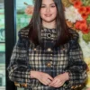 Selena Gomez Netflix Awards Brunch 2025 Plaid Coat Jacket