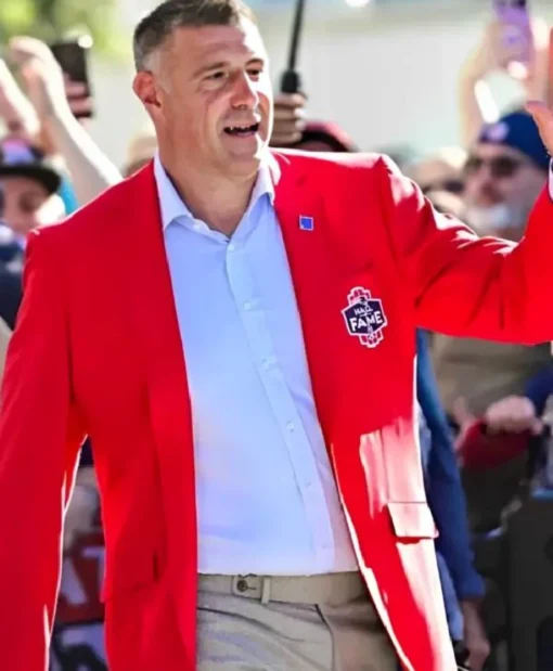 Shop Now Hall of Fame New England Patriots 2025 Red Coat