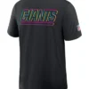 New York Giants 2025 Crucial Catch Dri-FIT Black T-Shirt