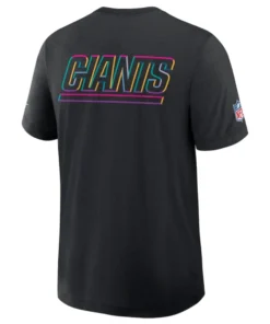 New York Giants 2025 Crucial Catch Dri-FIT Black T-Shirt