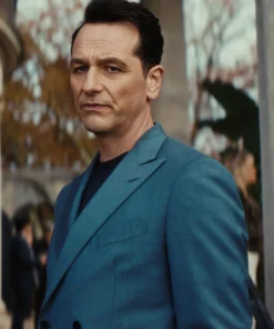 Matthew Rhys The Beast in Me S1 Blue Blazer