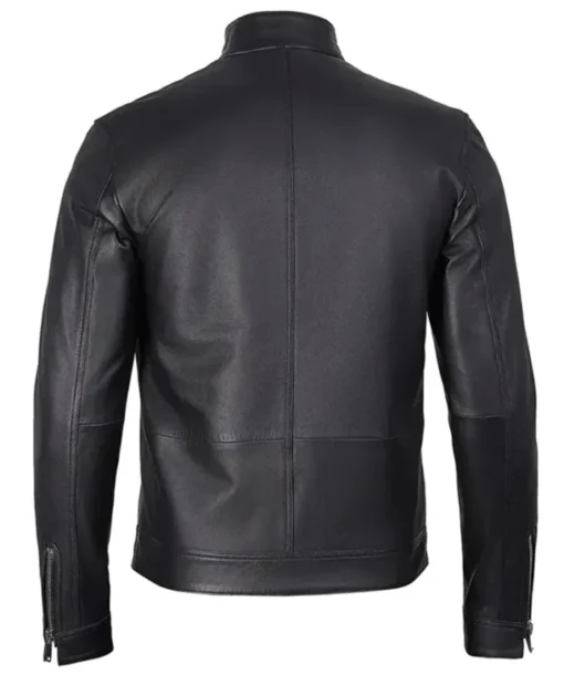 Order Premium Cafe Racer Black Leather Unisex Jacket