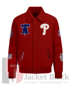 Shop Now Baseball Team Philadelphia Phillies World Wool Varsity Jacket