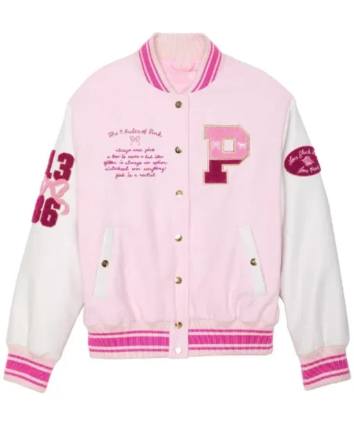 PINK Reissued Boyfriend Varsity Jacket