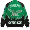 Philadelphia Eagles Racing Kelly Green Bomber Jacket