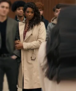 Providence Falls S01 Felicia Simone Beige Trench Coat