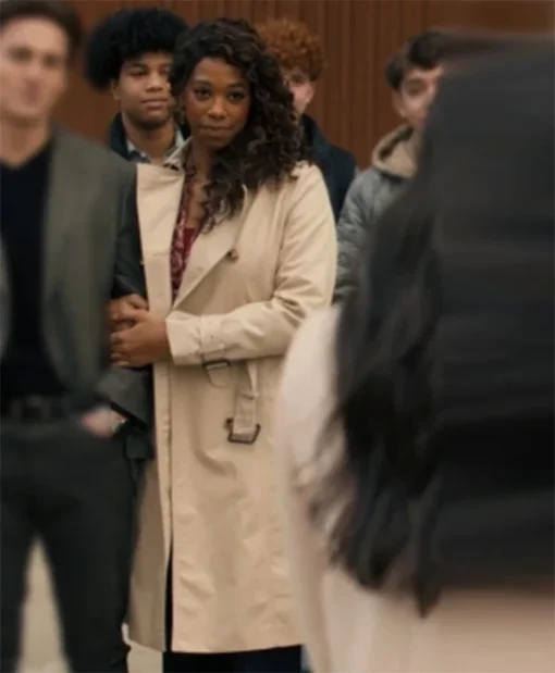Providence Falls S01 Felicia Simone Beige Trench Coat