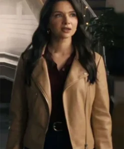 Providence Falls S01 Katie Stevens Brown Leather Jacket