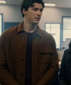 Providence Falls S01 Lachlan Quarmby Brown Wool Jacket