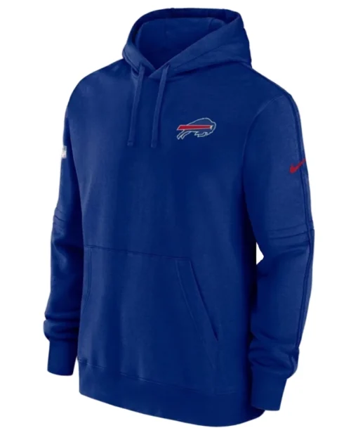 Sean Mcdermott Buffalo Bills Sideline Club Blue Hoodie