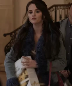 Selena Gomez Only Murders in The Building S05 Mabel Mora Grey Suede Jacket