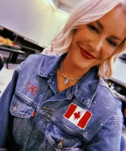 AEW All Out Toronto Renee Paquette Denim Jacket