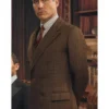 Thomas Barrow Downton Abbey Brown Checkered Coat