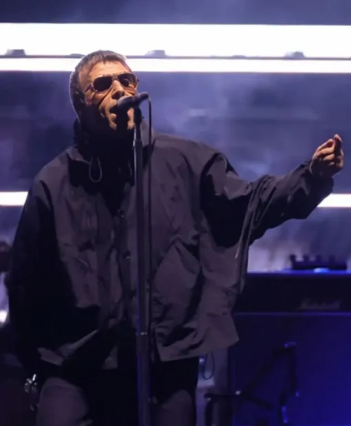 Liam Gallagher Oasis Live ’25 World Tour Black Hooded Jacket