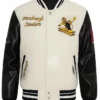 Pittsburgh Steelers Retro Classic Varsity Cream and Black Jacket