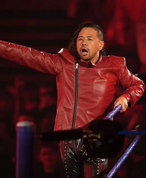 Shinsuke Nakamura Red Leather Jacket