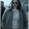 Haley Bennett The Last Frontier Gray Coat