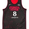 Sophie Cunningham Indiana Fever Stranger Things Black Unisex Jersey Shop Now