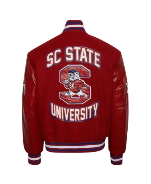 South Carolina State University Red Varsity Jacket