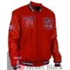 Order this South Carolina State University Red Varsity Jacket