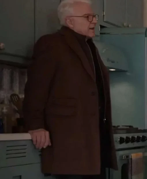 Steve Martin Only Murders in the Building S5 Brown Coat