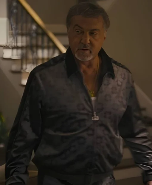 Sylvester Stallone Tulsa King S3 Velvet Jacket