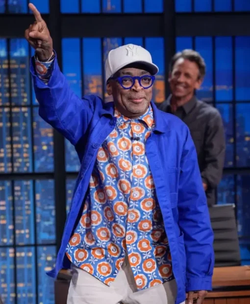 Late Night With Seth Meyers S12 Spike Lee Blue Jacket