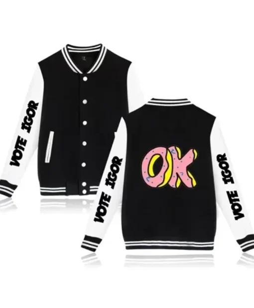 The MulticolorTyler Creator Varsity Jacket
