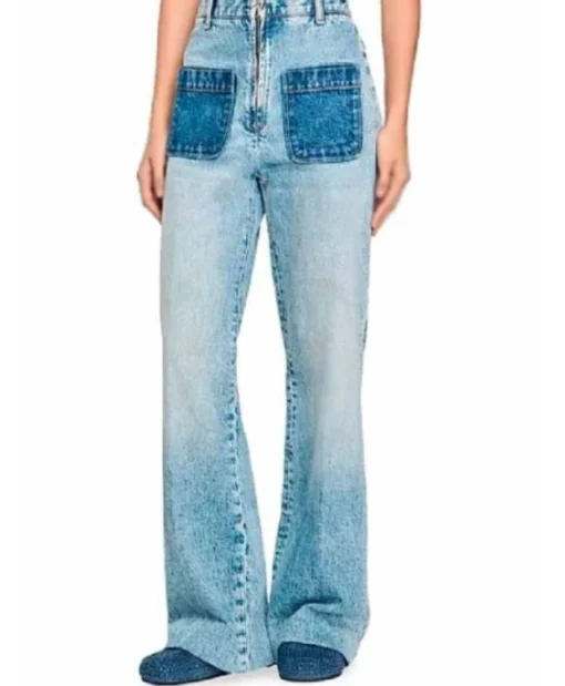 Dawn Movie The Wrong Paris 2025 Miranda Cosgrove Front Pocket Jeans