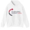 Turning Point USA Black & White Hoodie For Unisex