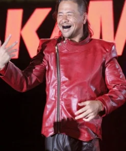 Shinsuke Nakamura Red Leather Jacket