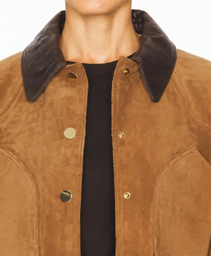 Walters Crop Suede Jacket For Women