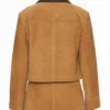Women Walters Crop Suede Jacket