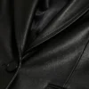 Womens Love Letter Feather Sleeves Blazer For Black